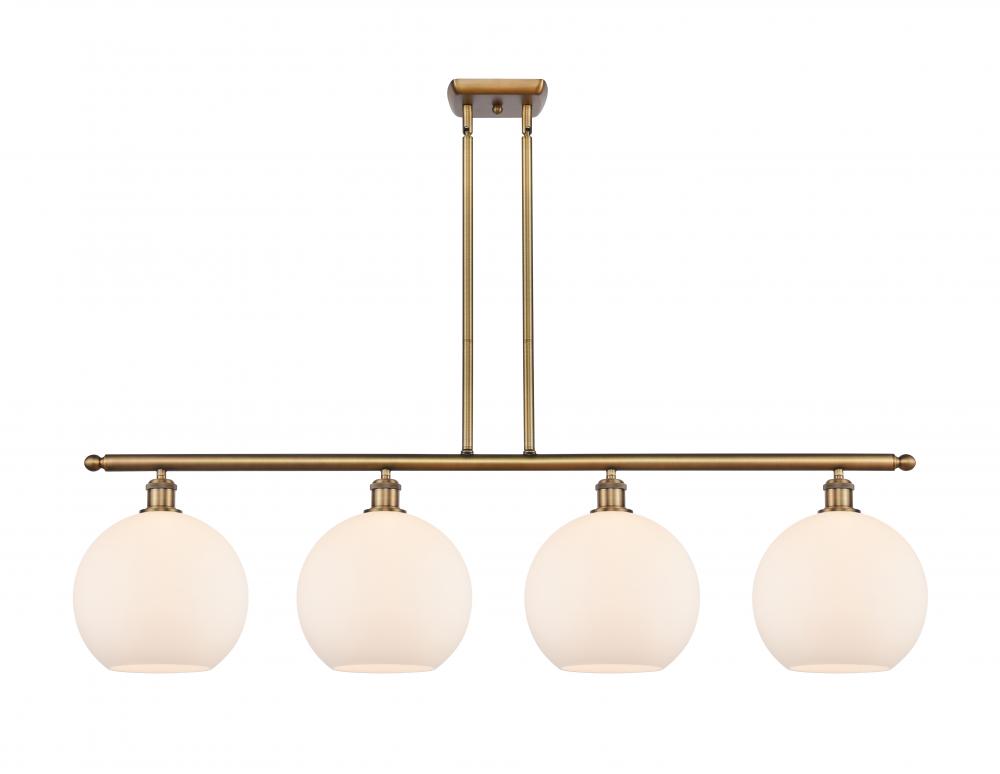Athens - 4 Light - 50 inch - Brushed Brass - Stem Hung - Island Light