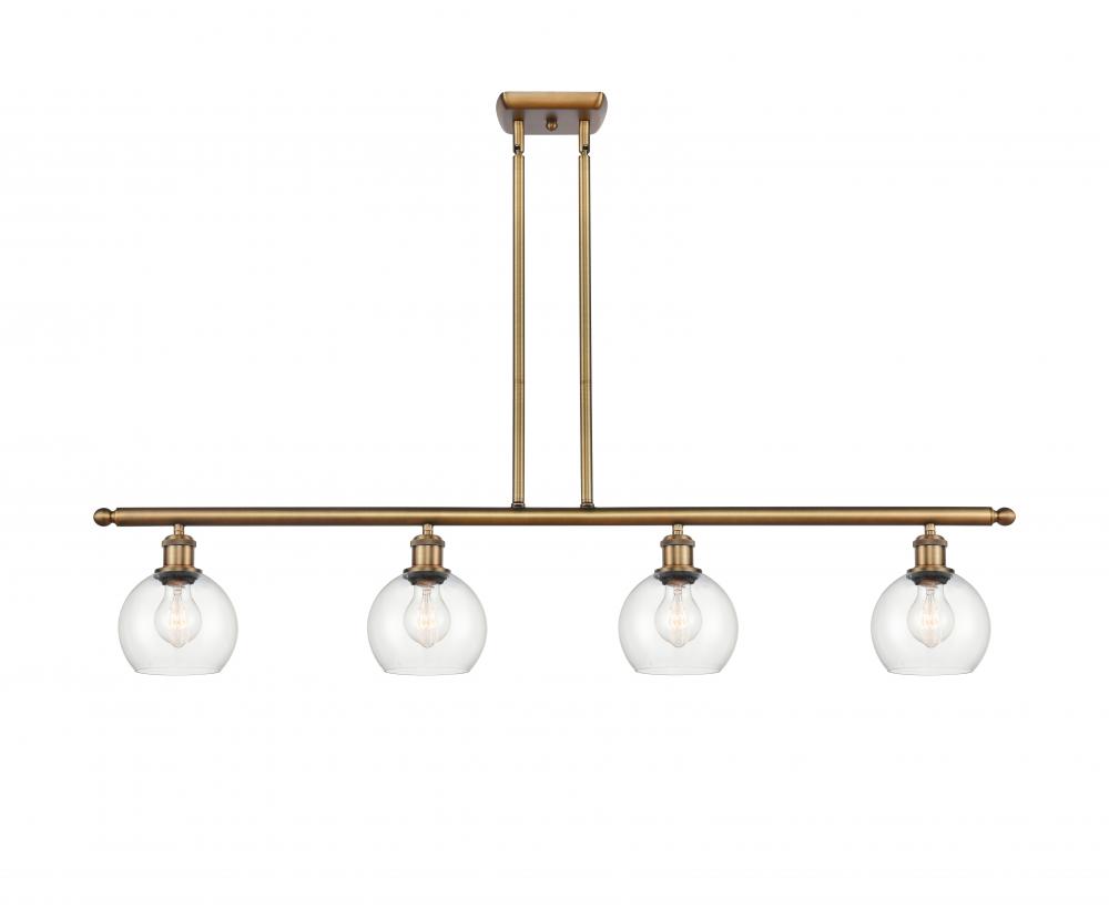 Athens - 4 Light - 48 inch - Brushed Brass - Cord hung - Island Light