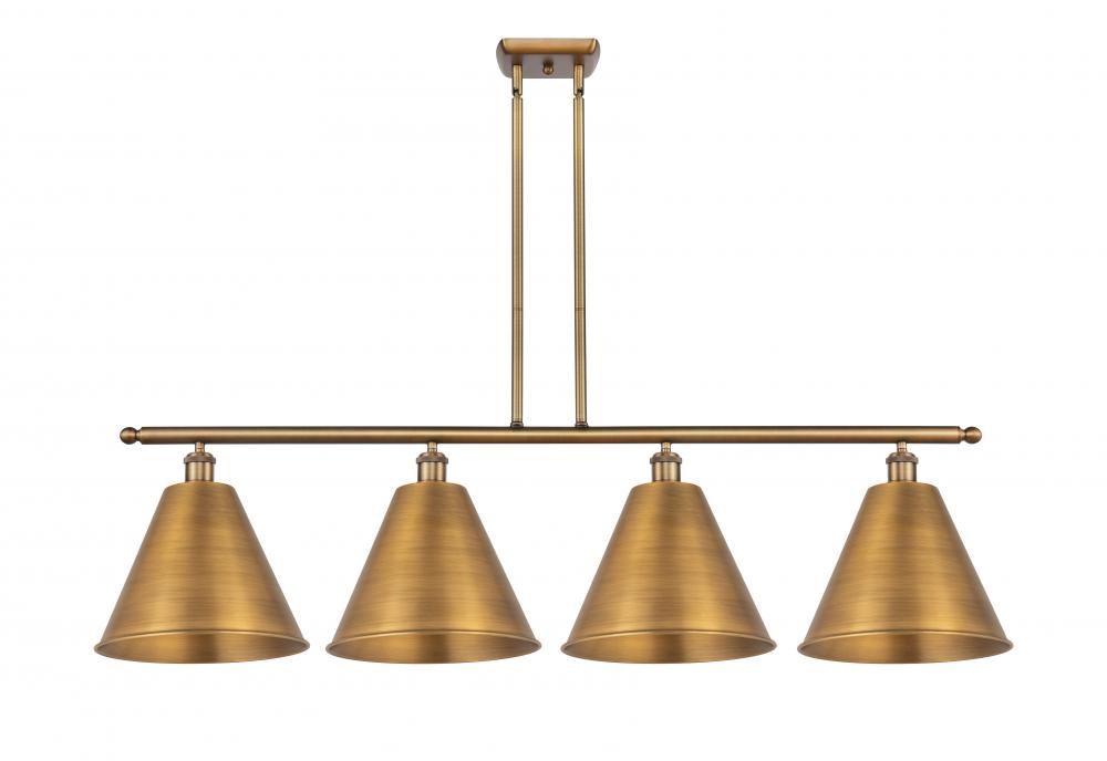 Berkshire - 4 Light - 50 inch - Brushed Brass - Cord hung - Island Light