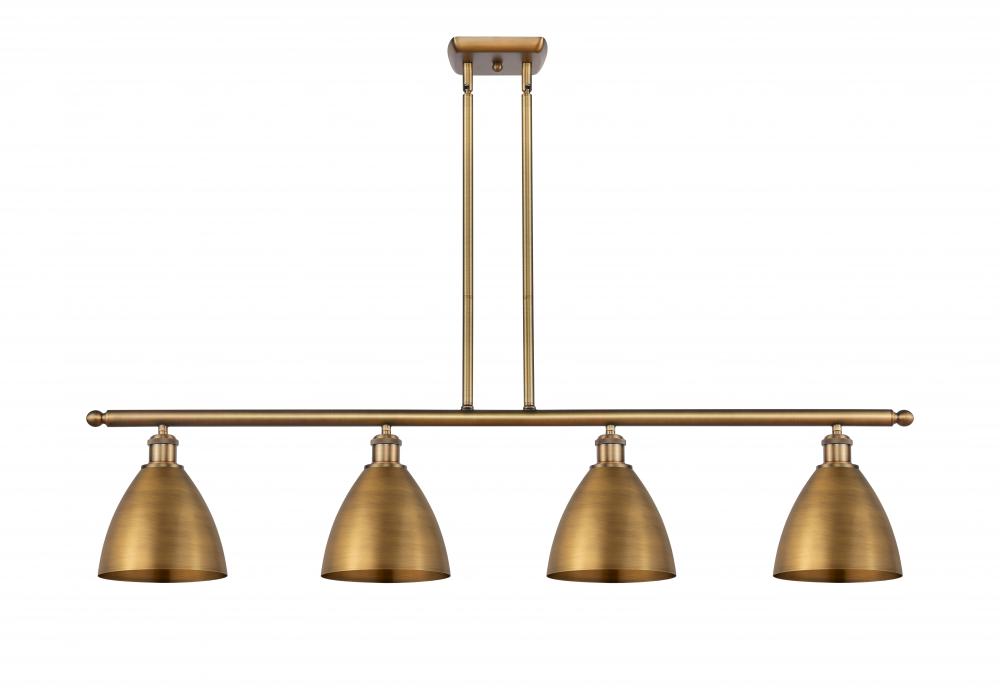 Bristol - 4 Light - 48 inch - Brushed Brass - Cord hung - Island Light