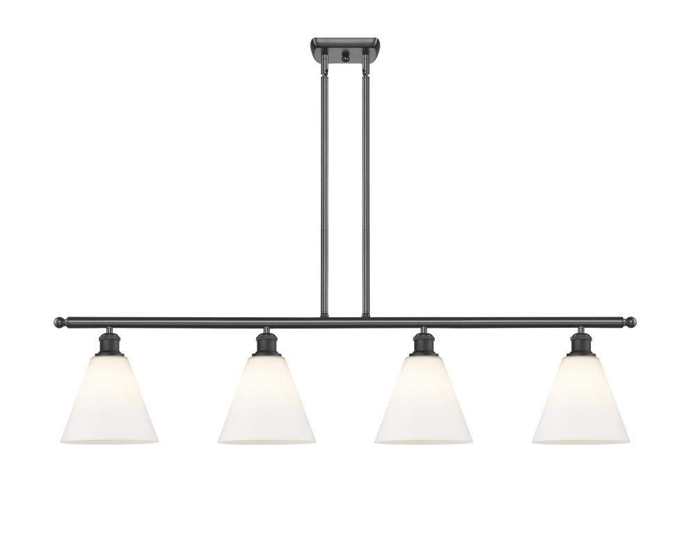 Berkshire - 4 Light - 48 inch - Matte Black - Cord hung - Island Light