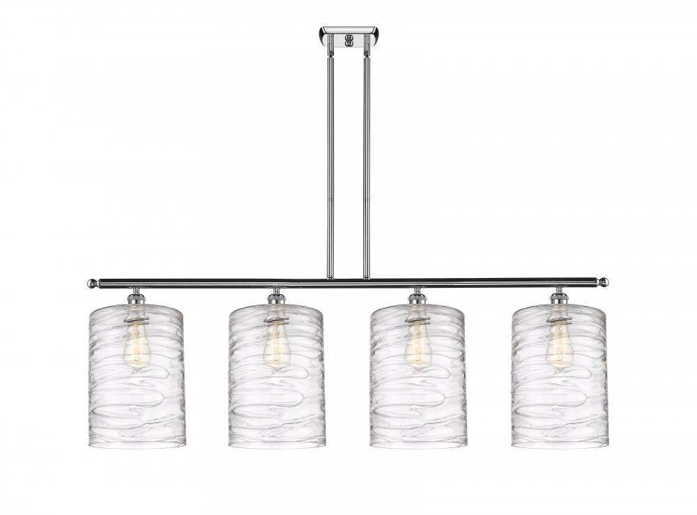 Cobbleskill - 4 Light - 48 inch - Polished Chrome - Cord hung - Island Light