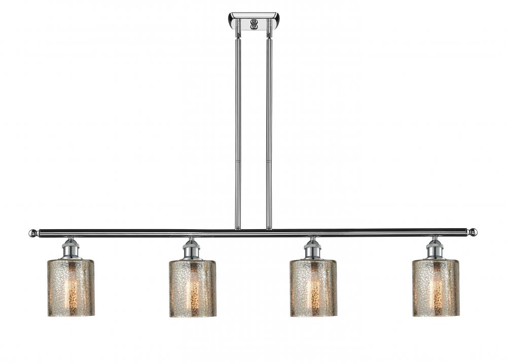 Cobbleskill - 4 Light - 48 inch - Polished Chrome - Cord hung - Island Light