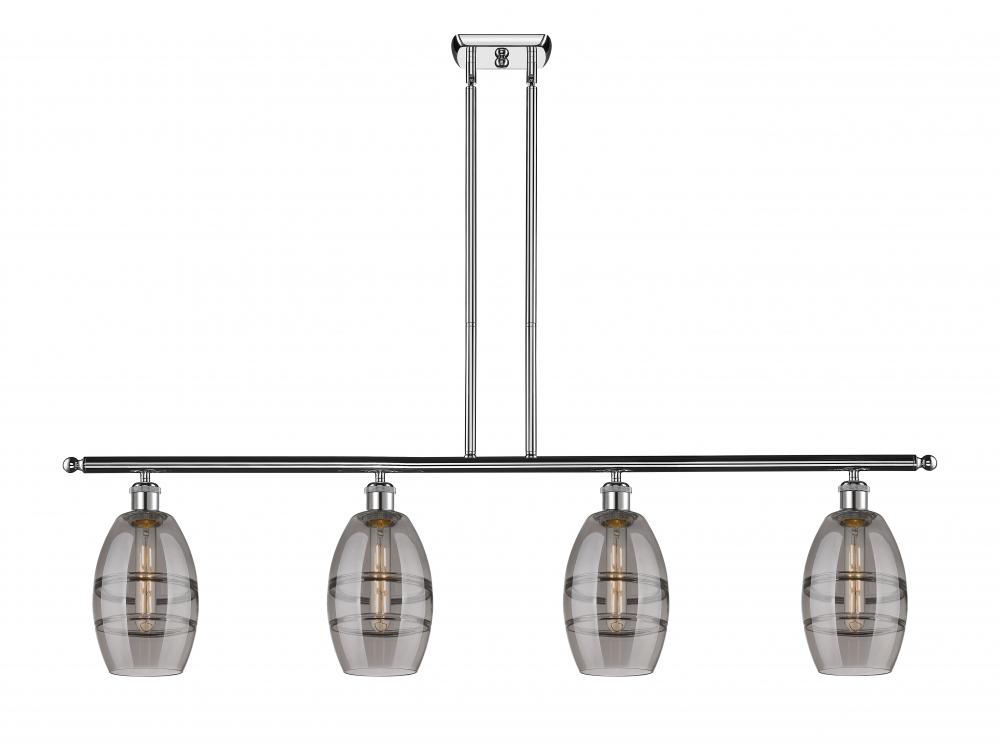 Vaz - 4 Light - 48 inch - Polished Chrome - Cord hung - Island Light