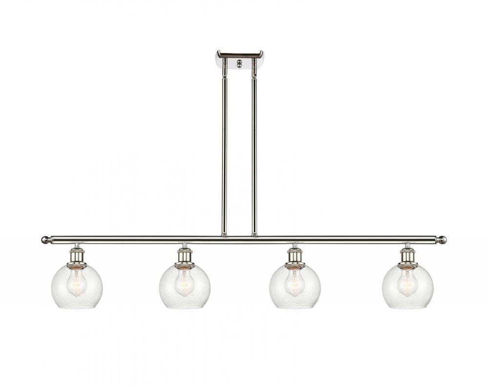 Athens - 4 Light - 48 inch - Polished Nickel - Cord hung - Island Light