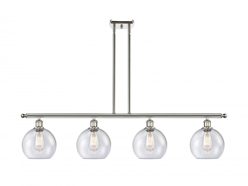 Athens - 4 Light - 48 inch - Polished Nickel - Cord hung - Island Light