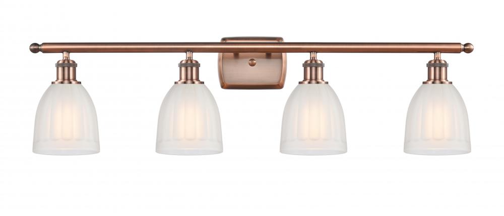 Brookfield - 4 Light - 36 inch - Antique Copper - Bath Vanity Light