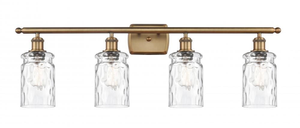 Candor - 4 Light - 35 inch - Brushed Brass - Bath Vanity Light