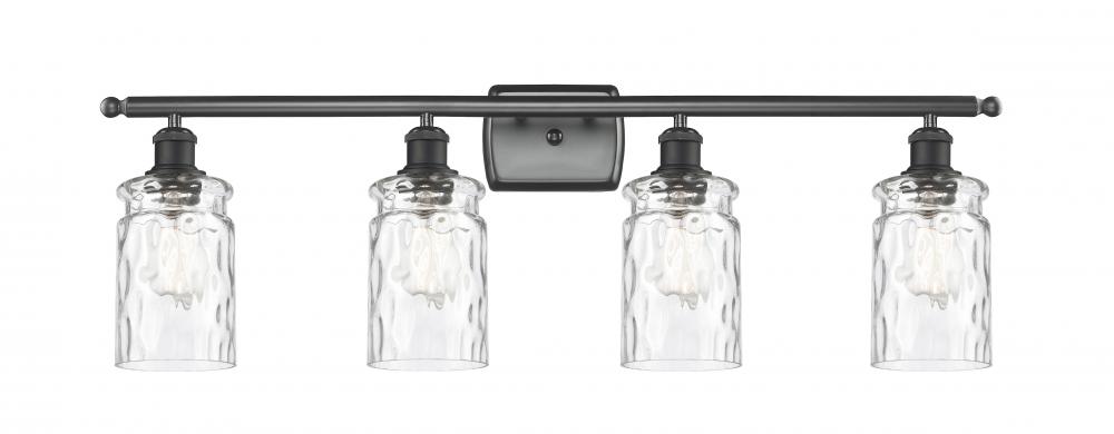 Candor - 4 Light - 35 inch - Matte Black - Bath Vanity Light