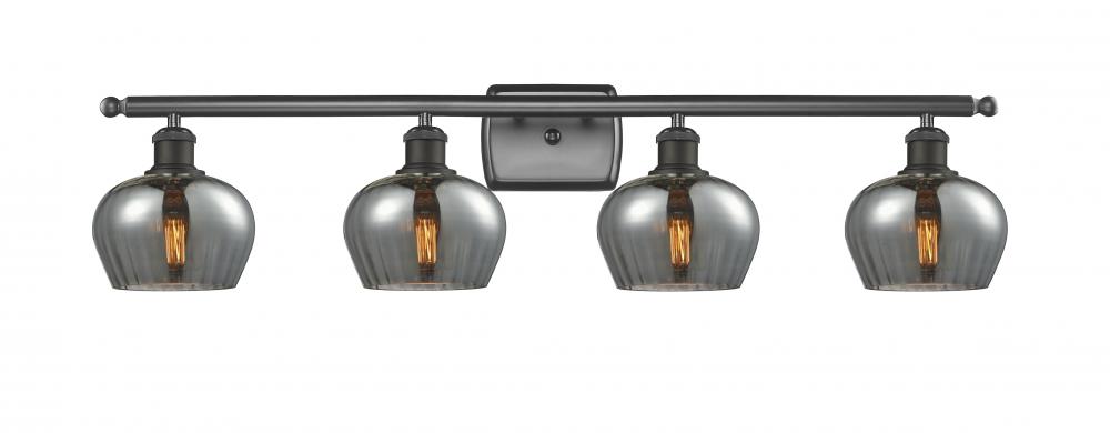 Fenton - 4 Light - 37 inch - Oil Rubbed Bronze - Bath Vanity Light