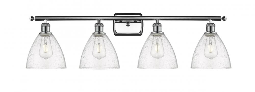 Bristol - 4 Light - 38 inch - Polished Chrome - Bath Vanity Light