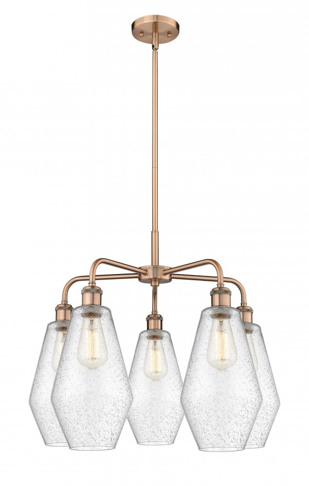 Cindyrella - 5 Light - 25 inch - Antique Copper - Chandelier