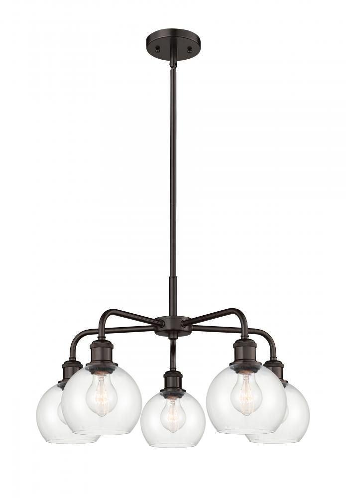 Athens - 5 Light - 24 inch - Oil Rubbed Bronze - Chandelier
