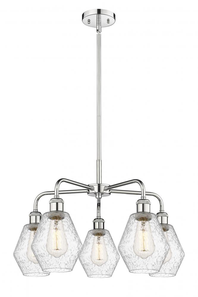 Cindyrella - 5 Light - 24 inch - Polished Chrome - Chandelier