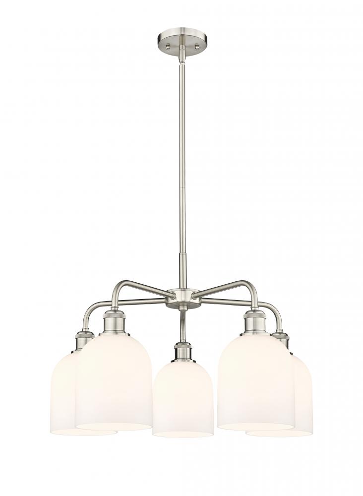 Bella - 5 Light - 24 inch - Satin Nickel - Chandelier