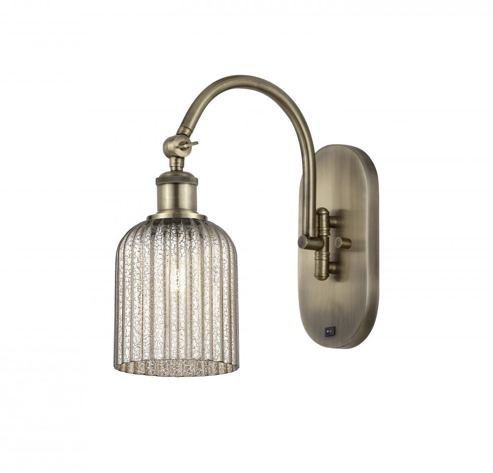 Bridal Veil - 1 Light - 5 inch - Antique Brass - Sconce