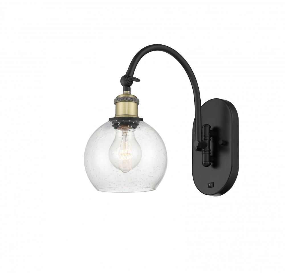 Athens - 1 Light - 6 inch - Black Antique Brass - Sconce