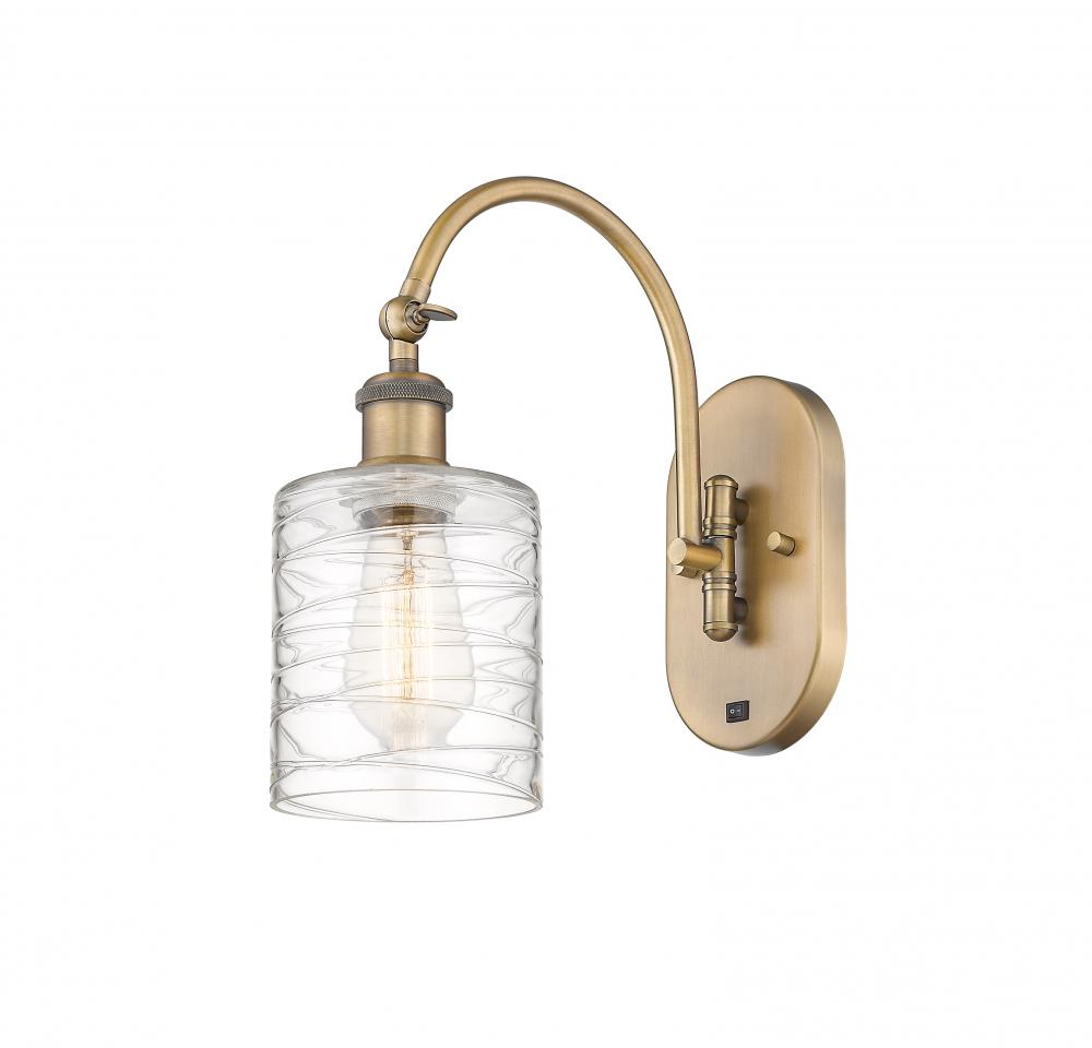 Cobbleskill - 1 Light - 5 inch - Brushed Brass - Sconce