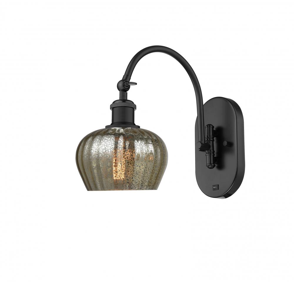 Fenton - 1 Light - 7 inch - Matte Black - Sconce