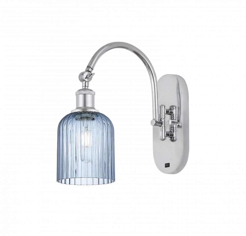 Bridal Veil - 1 Light - 5 inch - Polished Chrome - Sconce