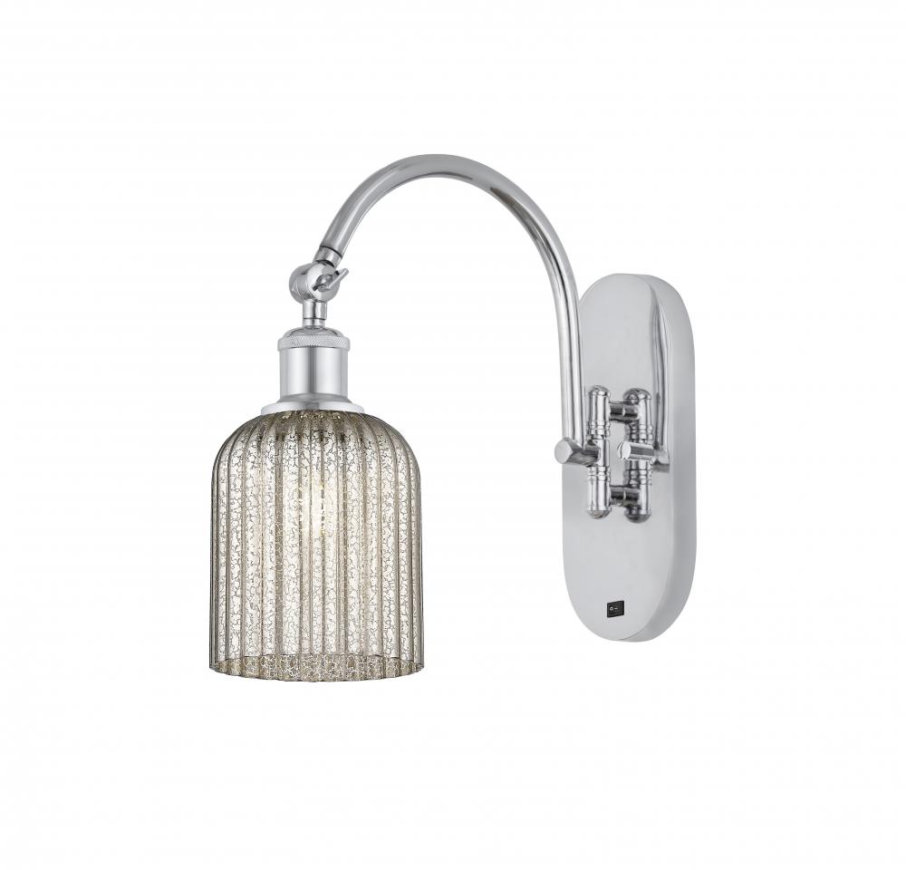 Bridal Veil - 1 Light - 5 inch - Polished Chrome - Sconce