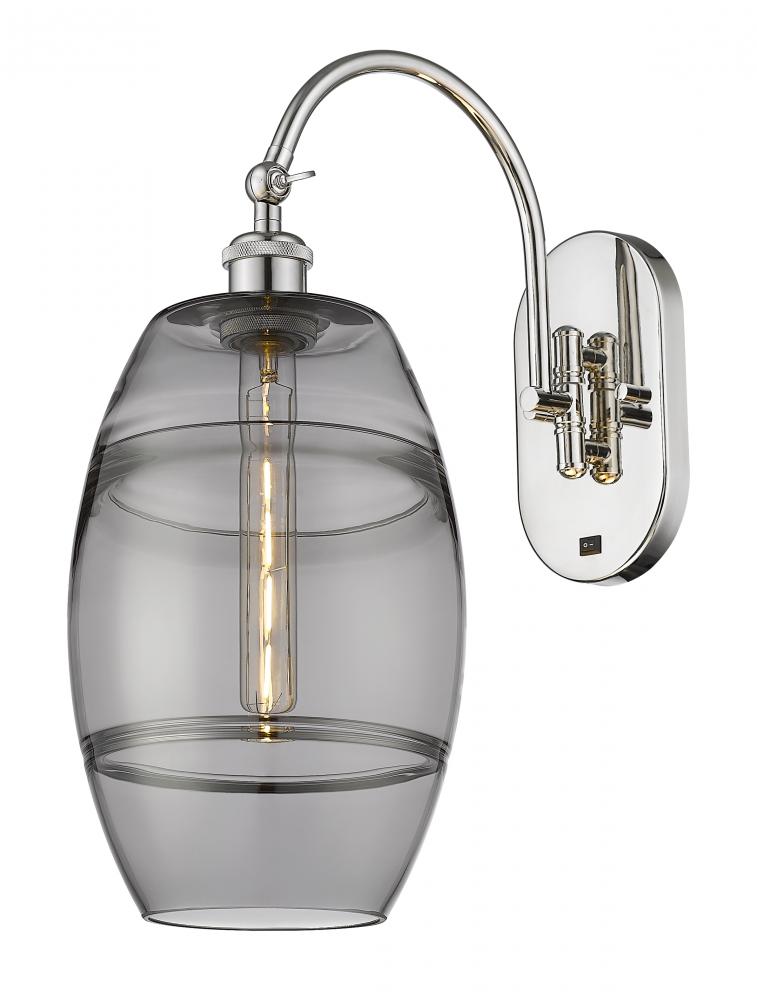 Vaz - 1 Light - 8 inch - Polished Nickel - Sconce