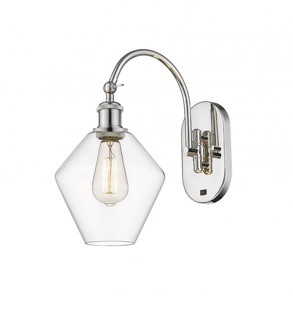 Cindyrella - 1 Light - 8 inch - Polished Nickel - Sconce