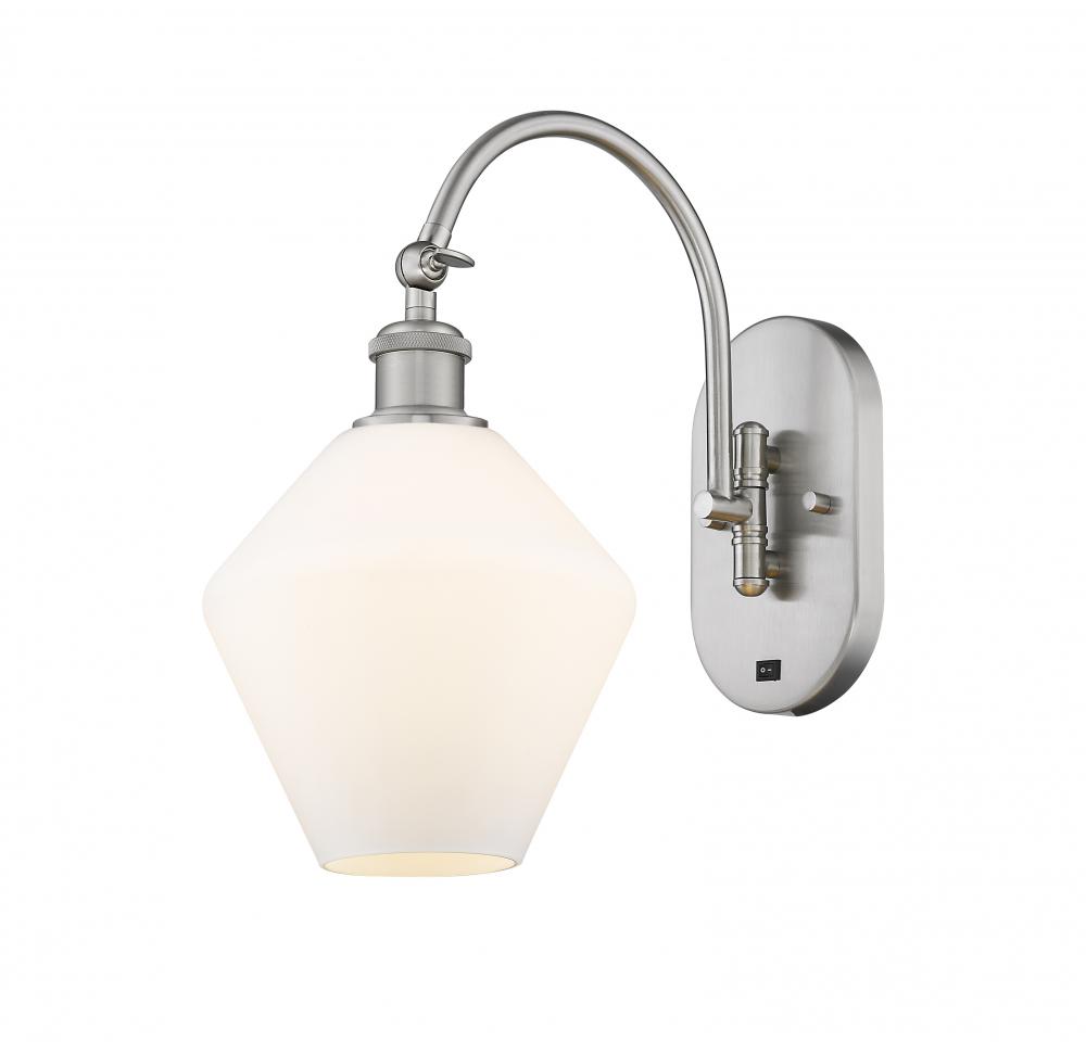 Cindyrella - 1 Light - 8 inch - Brushed Satin Nickel - Sconce