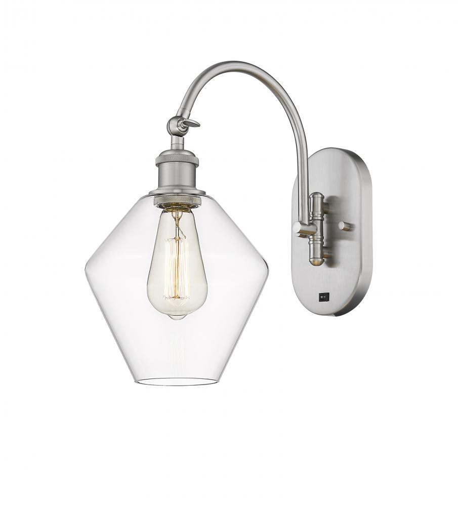 Cindyrella - 1 Light - 8 inch - Brushed Satin Nickel - Sconce