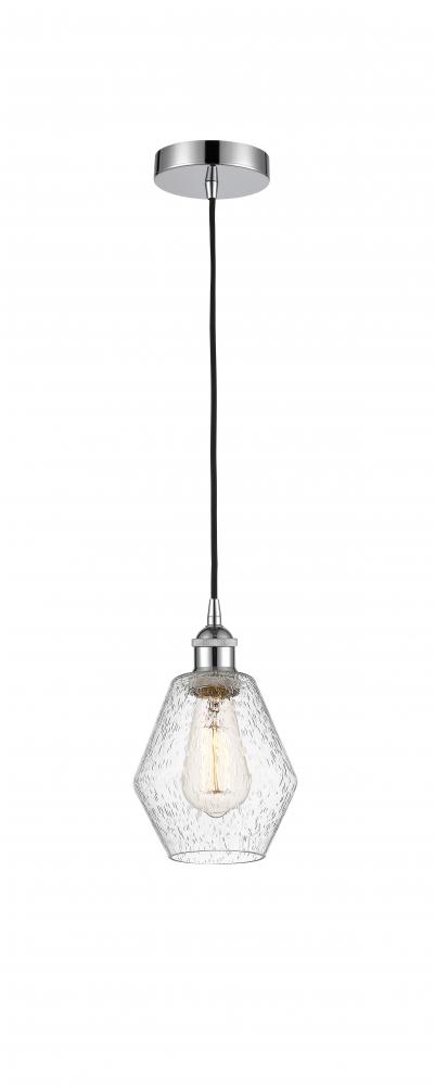 Cindyrella - 1 Light - 6 inch - Polished Chrome - Cord hung - Mini Pendant