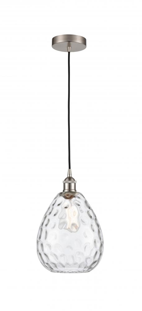 Waverly - 1 Light - 8 inch - Brushed Satin Nickel - Cord hung - Mini Pendant