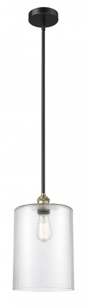 Cobbleskill - 1 Light - 9 inch - Black Antique Brass - Cord hung - Mini Pendant