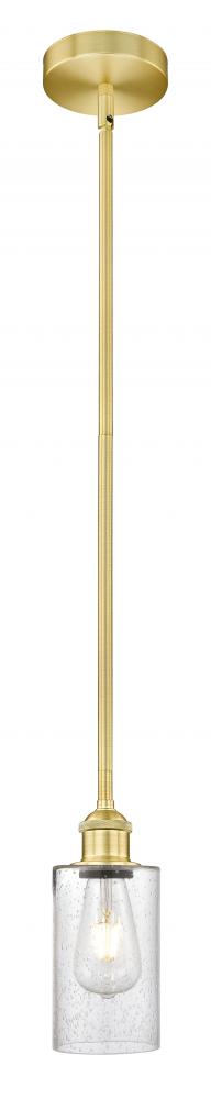 Clymer - 1 Light - 4 inch - Satin Gold - Cord hung - Mini Pendant