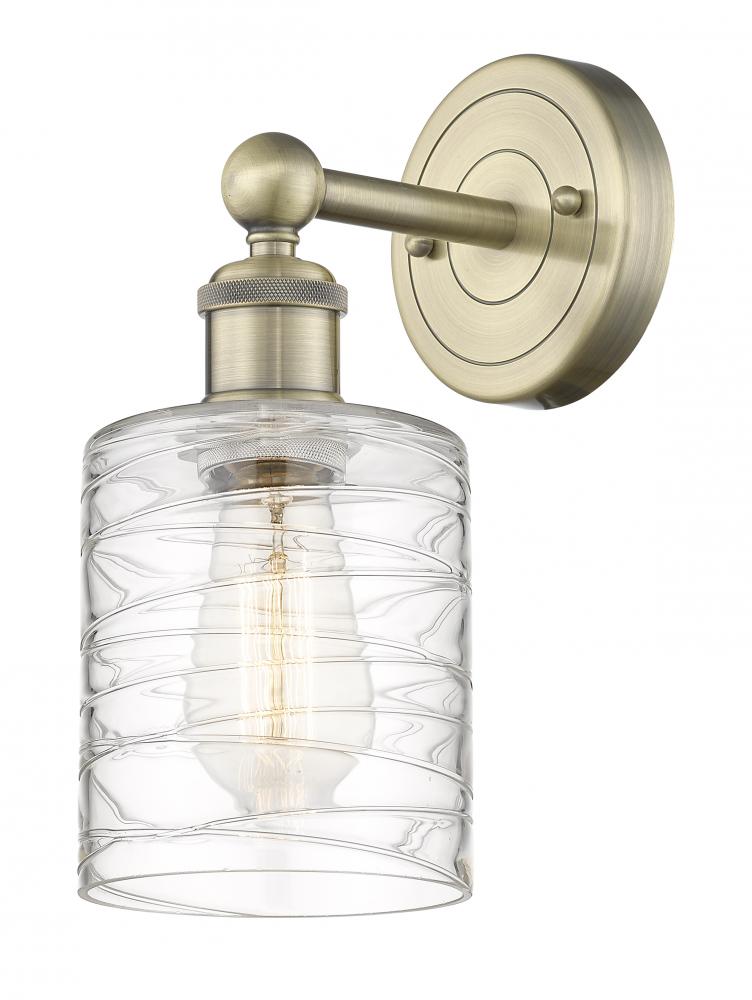 Cobbleskill - 1 Light - 5 inch - Antique Brass - Sconce