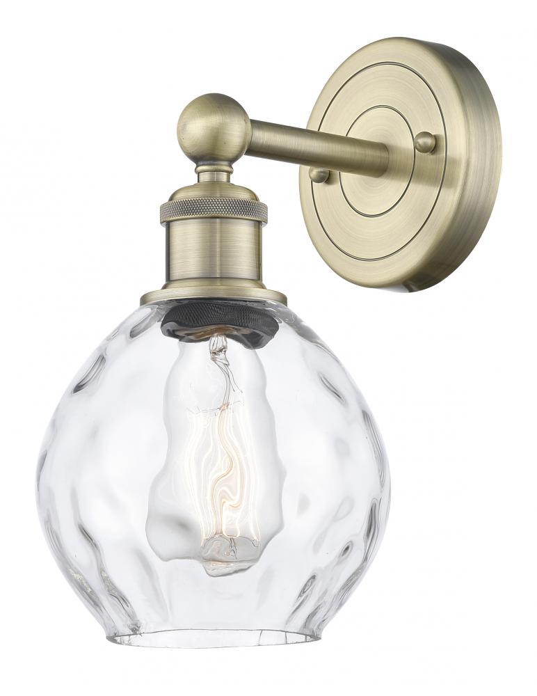 Waverly - 1 Light - 6 inch - Antique Brass - Sconce