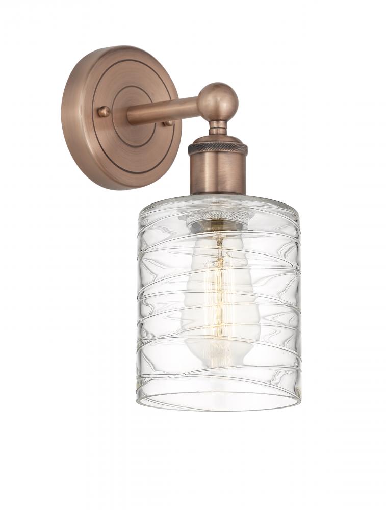 Cobbleskill - 1 Light - 5 inch - Antique Copper - Sconce