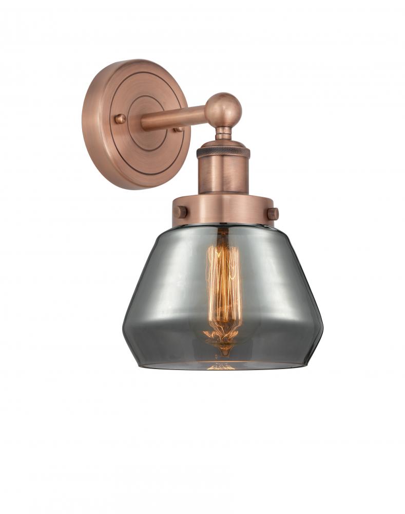 Fulton - 1 Light - 7 inch - Antique Copper - Sconce