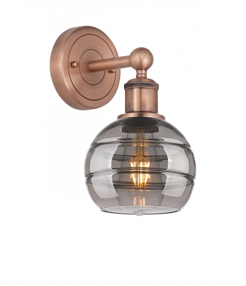 Rochester - 1 Light - 6 inch - Antique Copper - Sconce