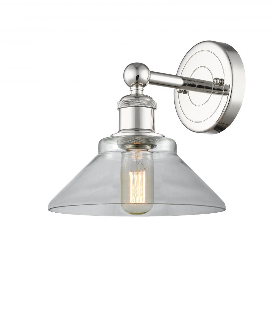 Orwell - 1 Light - 8 inch - Polished Nickel - Sconce