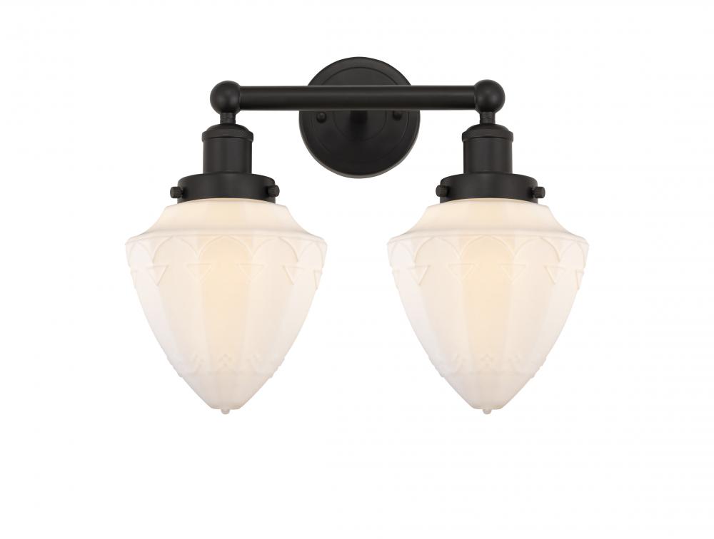 Bullet - 2 Light - 15 inch - Oil Rubbed Bronze - Bath Vanity Light