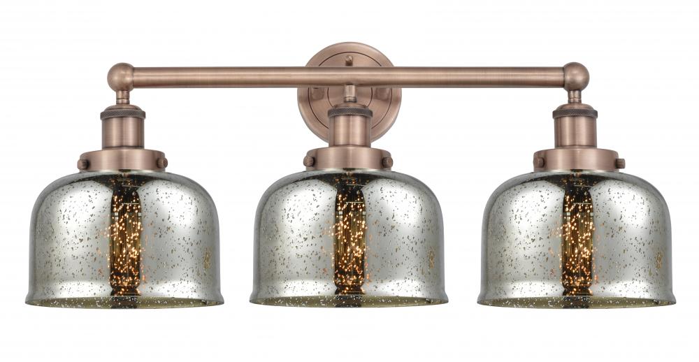 Bell - 3 Light - 26 inch - Antique Copper - Bath Vanity Light