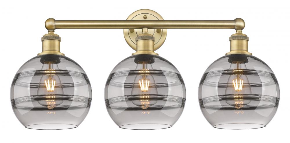 Rochester - 3 Light - 26 inch - Brushed Brass - Bath Vanity Light