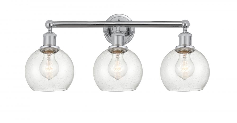 Athens - 3 Light - 24 inch - Polished Chrome - Bath Vanity Light