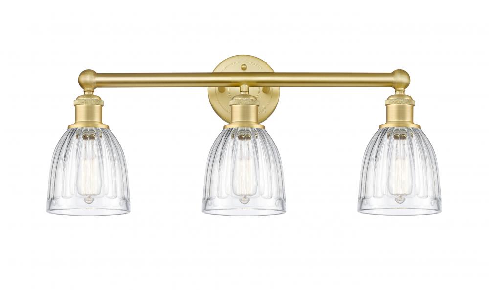 Brookfield - 3 Light - 24 inch - Satin Gold - Bath Vanity Light