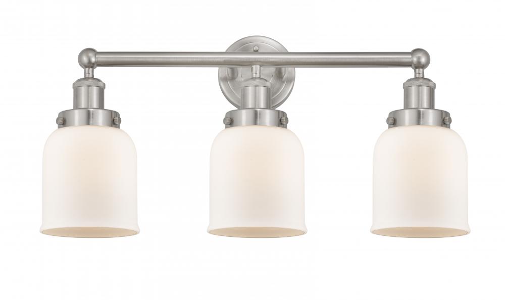 Bell - 3 Light - 23 inch - Brushed Satin Nickel - Bath Vanity Light