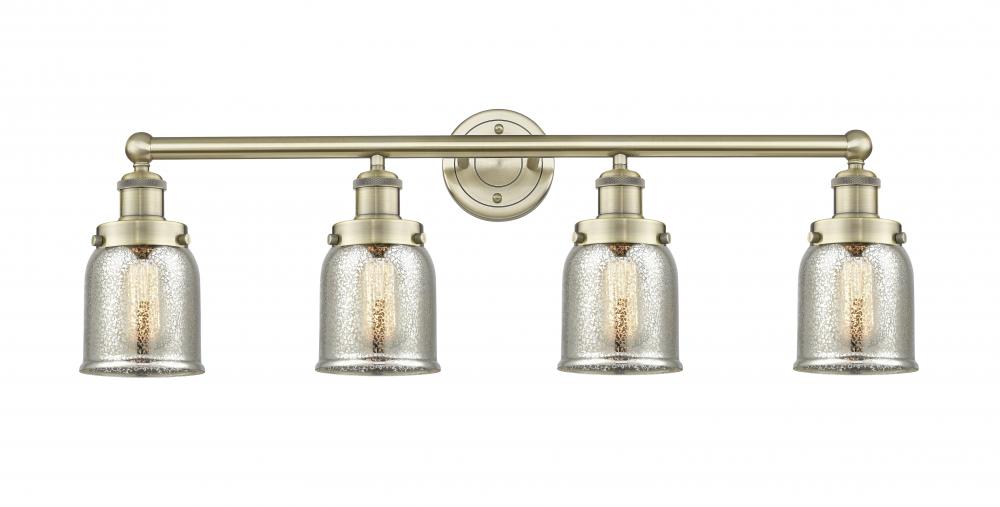 Bell - 4 Light - 32 inch - Antique Brass - Bath Vanity Light