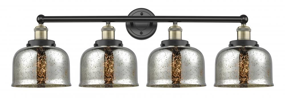 Bell - 4 Light - 35 inch - Black Antique Brass - Bath Vanity Light