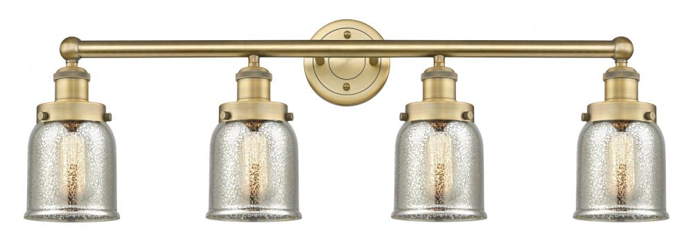 Bell - 4 Light - 32 inch - Brushed Brass - Bath Vanity Light