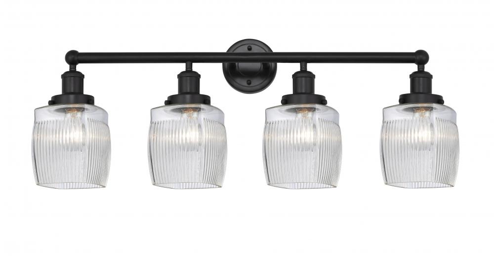 Colton - 4 Light - 33 inch - Matte Black - Bath Vanity Light