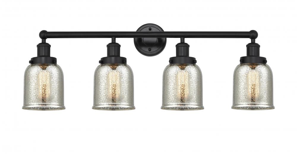 Bell - 4 Light - 32 inch - Matte Black - Bath Vanity Light